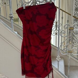 Princess Polly Red Floral Donelli Dress